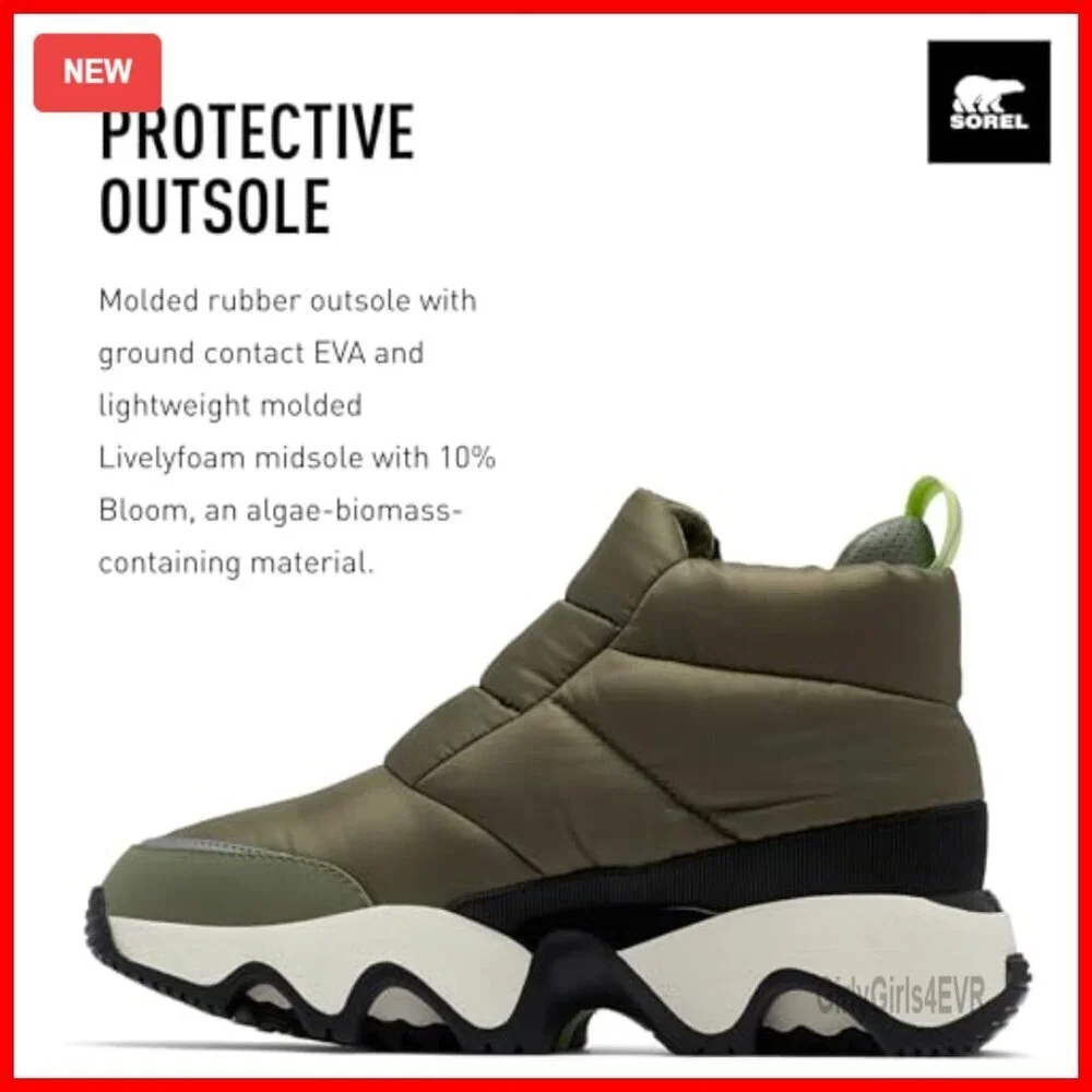 Waterproof Zip-Up Snow Boots with Fleece Lining, Rubber Outsole